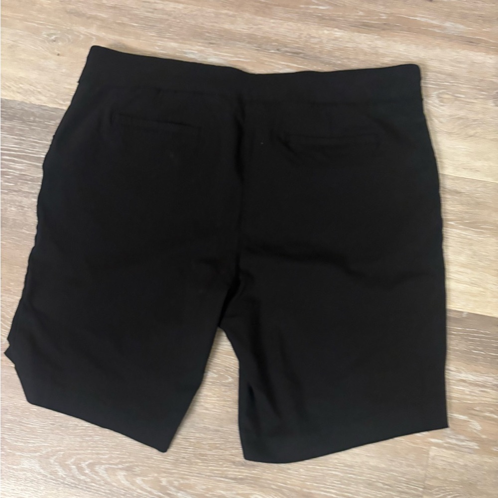 Women's Black Athletic Golf Shorts